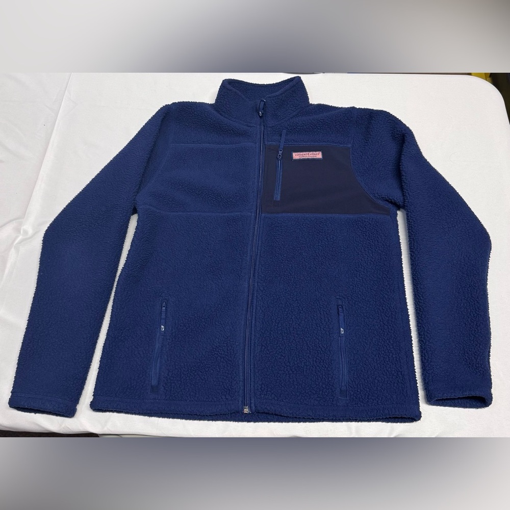 Vineyard Vines Kids Blue Fleece Jacket